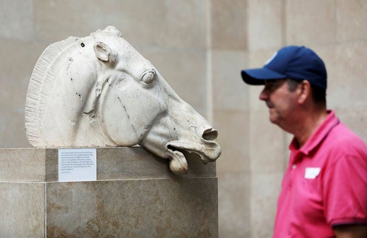 In Great Britain, the issue of Greek marble sculptures became a hot-button domestic political issue.